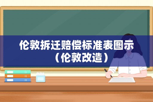 倫敦拆遷賠償標(biāo)準(zhǔn)表圖示（倫敦改造）