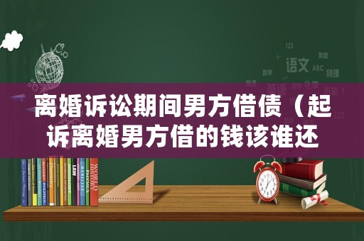 離婚訴訟期間男方借債（起訴離婚男方借的錢該誰還）