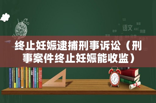終止妊娠逮捕刑事訴訟（刑事案件終止妊娠能收監）