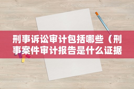 刑事訴訟審計包括哪些（刑事案件審計報告是什么證據）
