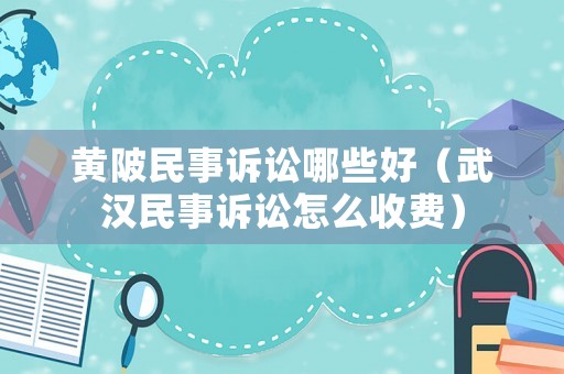 黃陂民事訴訟哪些好（武漢民事訴訟怎么收費）