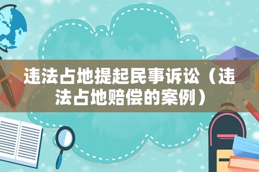 違法占地提起民事訴訟（違法占地賠償的案例）