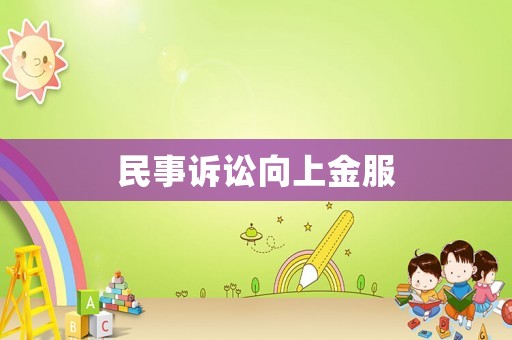民事訴訟向上金服
