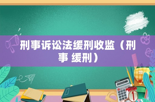 刑事訴訟法緩刑收監（刑事 緩刑）