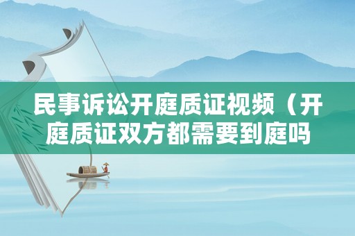 民事訴訟開庭質證視頻（開庭質證雙方都需要到庭嗎）