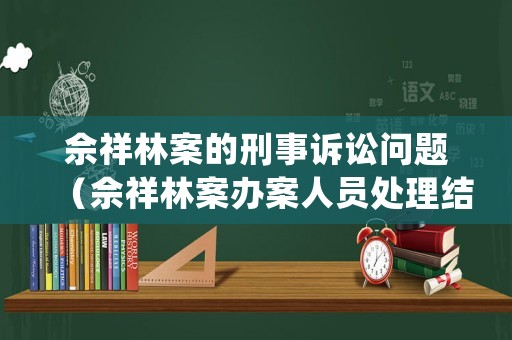 佘祥林案的刑事訴訟問題（佘祥林案辦案人員處理結(jié)果）