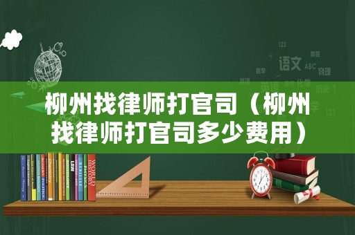 柳州找律師打官司（柳州找律師打官司多少費用）