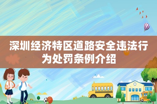 深圳經(jīng)濟(jì)特區(qū)道路安全違法行為處罰條例介紹