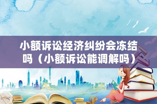 小額訴訟經濟糾紛會凍結嗎（小額訴訟能調解嗎）