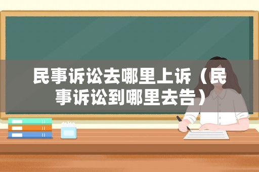 民事訴訟去哪里上訴（民事訴訟到哪里去告）