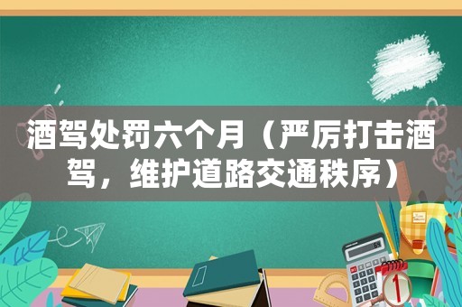 酒駕處罰六個月（嚴厲打擊酒駕，維護道路交通秩序）